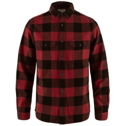 Chemise homme Fjällräven Övik Heavy Flannel Shirt M rouge / noir Red-Black