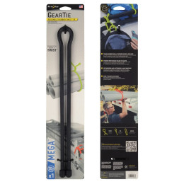 Fil de ligature Nite Ize Gear Tie Mega noir Černá