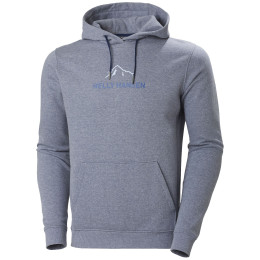 Sweat-shirt homme Helly Hansen F2F Organic Cotton Hoodie bleue Ocean Melange