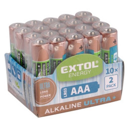 Pile Extol Baterie alkalické AAA Light 20