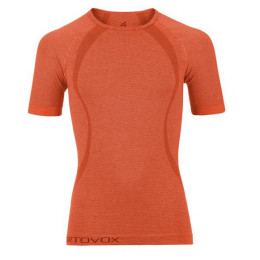 T-shirt fonctionnel homme Ortovox Merino Comp. Cool orange CrazyOrange