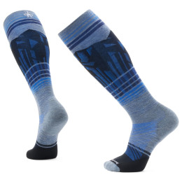 Chaussettes de ski Smartwool Ski Targeted Cushion Summit Shot Otc bleue Pewter Blue