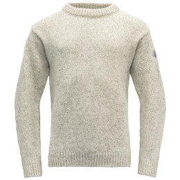 Sweatshirt fonctionnel homme Devold Nansen Wool Sweater gris clair GREY MELANGE