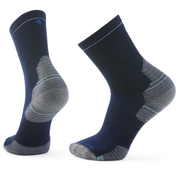 Chaussettes Smartwool Hike Targeted Cushion Mid Crew Socks bleu / gris DEEP NAVY
