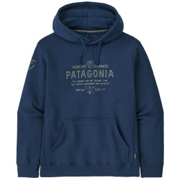 Sweatshirt Patagonia Forge Mark Uprisal Hoody bleu foncé Lagom Blue