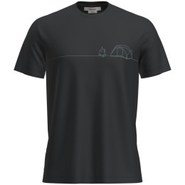 T-shirt fonctionnel homme Icebreaker M Mer 150 Tech Lite SS T Sing Li Cmp noir Black