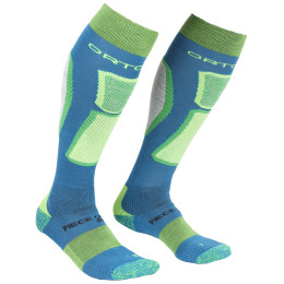 Chaussettes homme Ortovox Ski Rock'n'wool Socks bleu / vert BlueSea