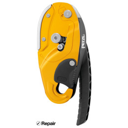 Frein Petzl Rig Repairable noir / jaune Yellow