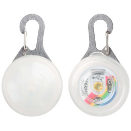 Lumière pour chien Nite Ize Spotlit Rechargeable Collar Light - Disc-O Tech blanc Disc-O Tech