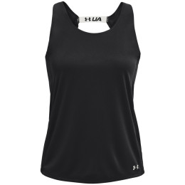 Top femme Under Armour Fly By Tank vert Black / Black / Reflective
