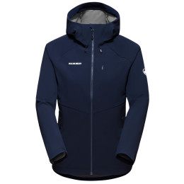 Veste femme Mammut Ultimate Comfort SO Hooded Jacket Women bleue marine