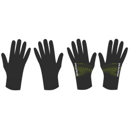 Gants enfant Progress DT COOLIO GLOVES 26RZ noir/vert Black/Lime