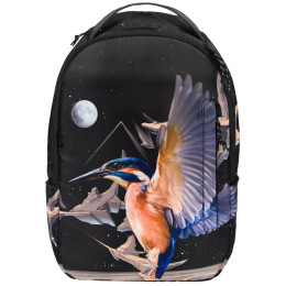 Sac à dos urbain Baagl eARTh Kingfisher by Caer8th vert black