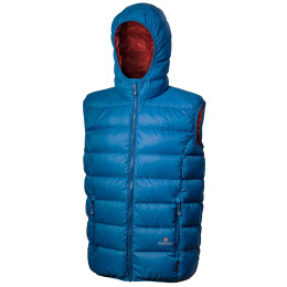Gilet homme Warmpeace Alamo bleue Petrol/MarsRed