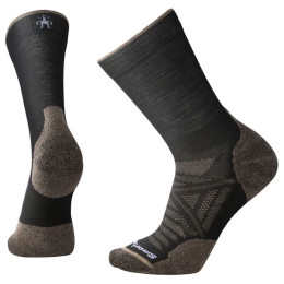 Chaussettes Smartwool Phd Outdoor Light Crew vert BlackFossil