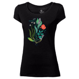 T-shirt femme Progress Liberta Bouquet vert