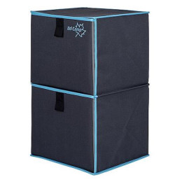 Armoire Bo-Camp Folding Cupboard 2 gris / bleu Anthracite