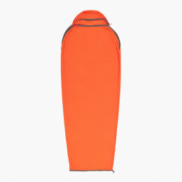 Doublure sac de couchage Sea to Summit Reactor Extreme Liner Mummy Standard rouge / orange Spicy Orange