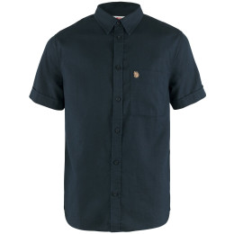 Chemise homme Fjällräven Övik Travel Shirt SS M bleu foncé Dark Navy