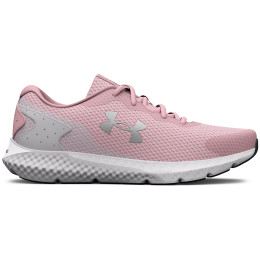 Chaussures de running femme Under Armour W Charged Rogue 3 MTLC rose Prime Pink / Halo Gray / Metallic Silver