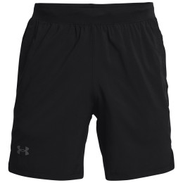 Short homme Under Armour Launch 7" Shorts vert Black / Black / Reflective