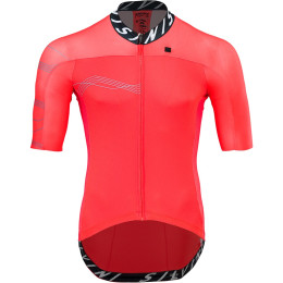 Maillot vélo homme Silvini Stelvio argenté / rouge RubyBlack