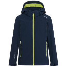 Veste softshell enfant Regatta Haydenbury Navy (Wild Lime) bleu / vert Navy (Wild Lime)