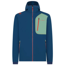 Sweat-shirt homme La Sportiva Avok Hoody M bleu / vert Opal/Grassgreen