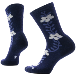 Chaussettes Smartwool Women's Everyday Garden Vine Crew Socks bleu