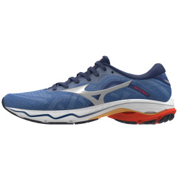 Chaussures homme Mizuno Wave Ultima 13 bleue TurkishSea/White/CherryTomato