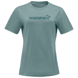 T-shirt femme Norrona 29 cotton Norrøna viking T-shirt bleu clair