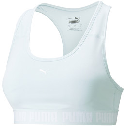 Soutien-gorge sport Puma Mid Impact Strong Bra PM bleu clair blue