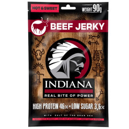 Viande séchée Indiana Jerky Beef Hot & Sweet 90g