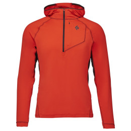 Sweatshirt fonctionnel homme Black Diamond Alpenglow Pro Hoody orange octane