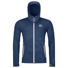 Sweat-shirt homme Ortovox Fleece Hoody M bleue deep ocean
