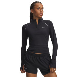 Sweat-shirt femme Under Armour UA Velociti Half Zip noir