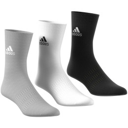 Chaussettes Adidas Light Crew 3Pp girs Mgreyh/White/Black