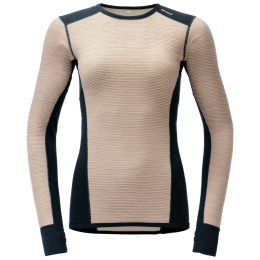 T-shirt fonctionnel femme Devold Reverso Merino Shirt Wmn noir/ beige Stone