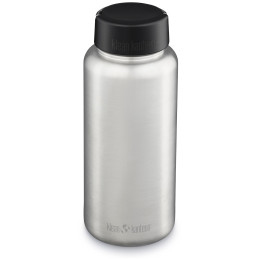 Bouteille en acier inoxydable Klean Kanteen Wide w/Wide Loop Cap - brushed stainless 1182 ml argenté silver