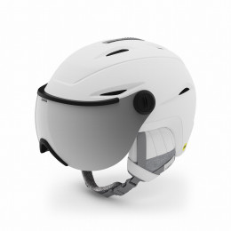 Casque de ski femmes Giro Essence Mips blanc Mat White/Silver Flash