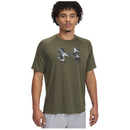 T-shirt homme Under Armour M Tech Print Fill SS vert Marine OD Green / / Black