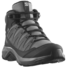Bottes randonnée femme Salomon X-Adventure Coldrush Waterproof gris / noir Castlerock / Black / Phantom