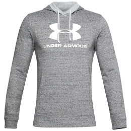 Sweat-shirt homme Under Armour Sportstyle Terry Logo Hoodie girs EnamelBlueFullHeather//White