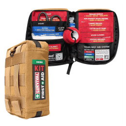 Trousse de secours voyage Survival First Aid Kit - Hiking brun Sand