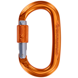 Mousqueton Climbing Technology Obx BG (brilock gate) orange / gris Titanium/Orange/Titanium