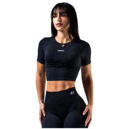 Top femme Nebbia Seamless Short-Sleeve Top Power noir BLACK