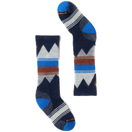 Chaussettes enfant Smartwool Kids' Ski Light Cushion OTC Socks bleu foncé Deep Navy