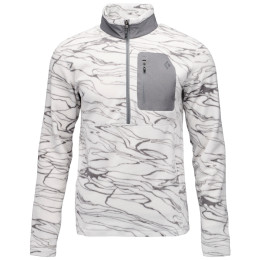 Sweat-shirt homme Black Diamond Rift HZ Fleece Jacket gris Relief-Alloy-Steel Grey