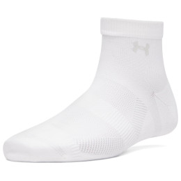 Chaussettes femme Under Armour UA Women's Vanish 3pk Qtr blanc White / White / Halo Gray