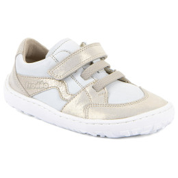 Baskets pour enfant Frodo Barefoot river White/Gold doré
